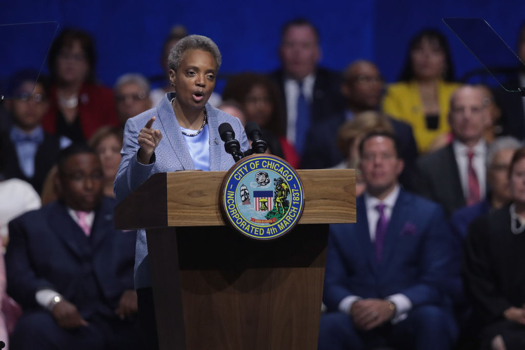 Lori Lightfoot Is Sworn In As Chicago's First Female African American Mayor