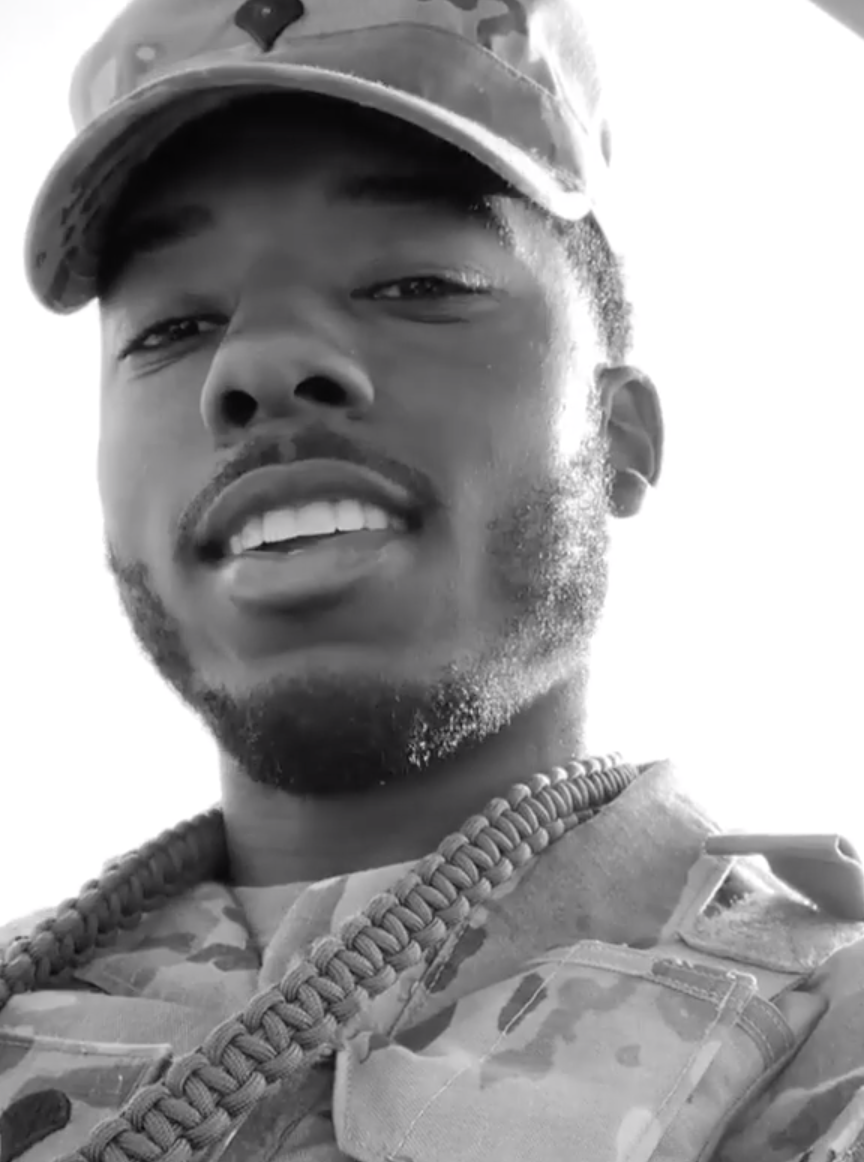 U.S. soldier asks for prayers and positivity