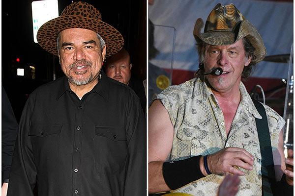 George Lopez and Ted Nugent