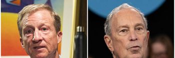 Tom Steyer and Michael Bloomberg