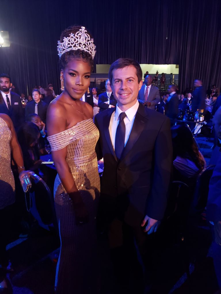 Ryann Richardson and Pete Buttigieg