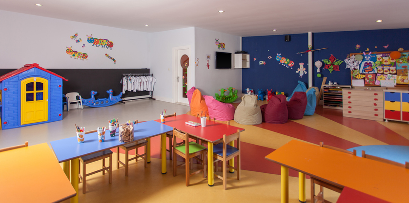 Interior of preschool kindergarten