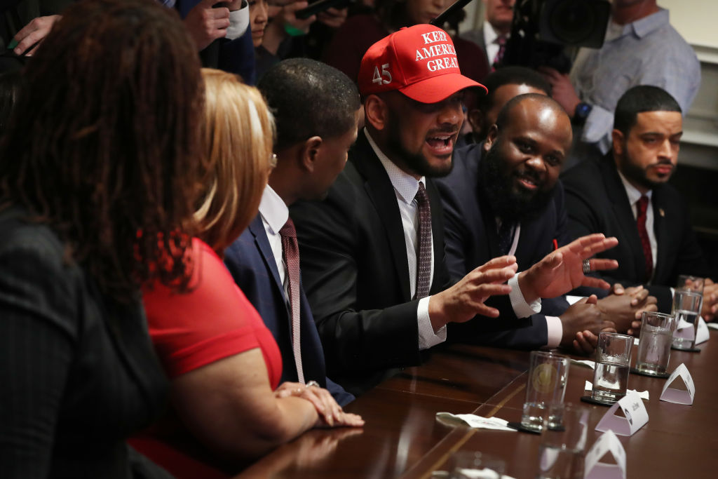 President Trump Meets With African American Leaders In The Cabinet Room