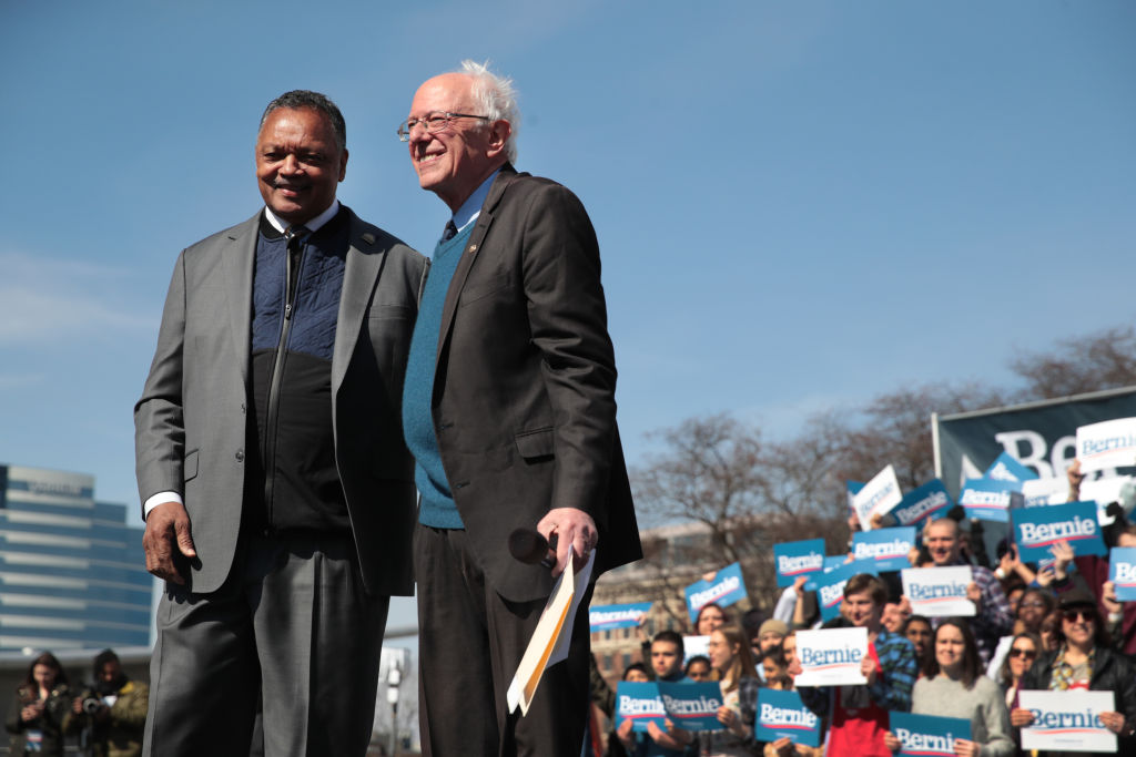 Democratic Presidential Candidate Bernie Sanders Holds Rally In Grand Rapids, Michigan