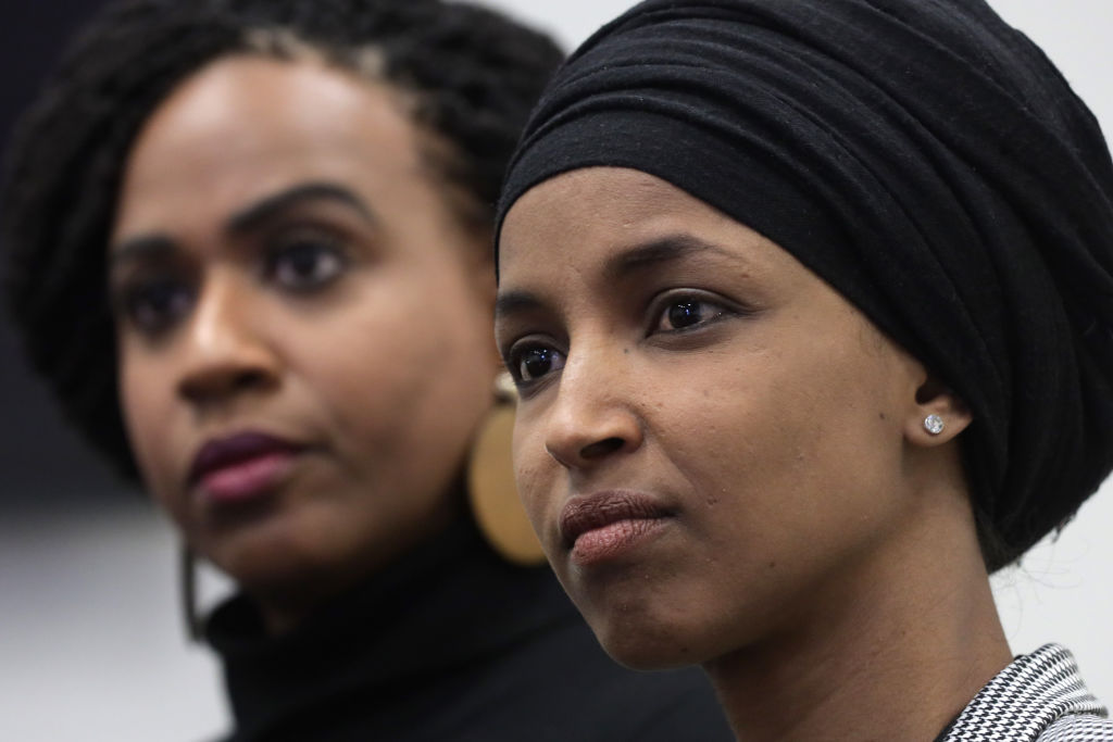 Rep. Ayanna Pressley And Rep. Ilhan Omar Hold Press Conference On Ending School Pushout