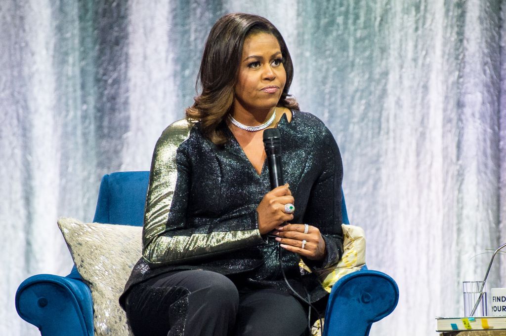 Michelle Obama attends 'Becoming' launch