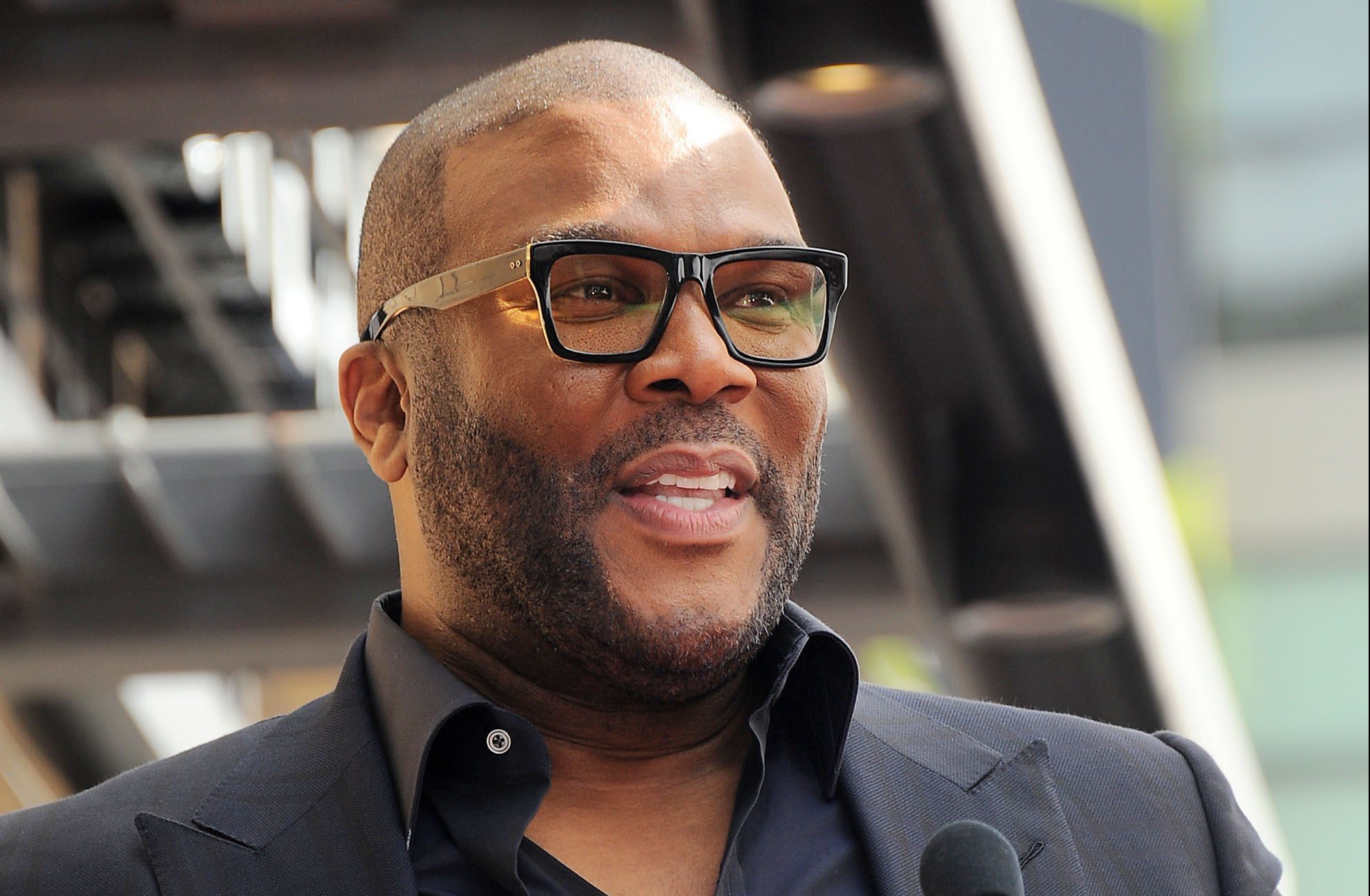 Tyler Perry at the induction ceremony fo...