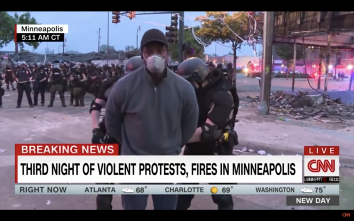 CNN's Omar Jimenez arrested live on air