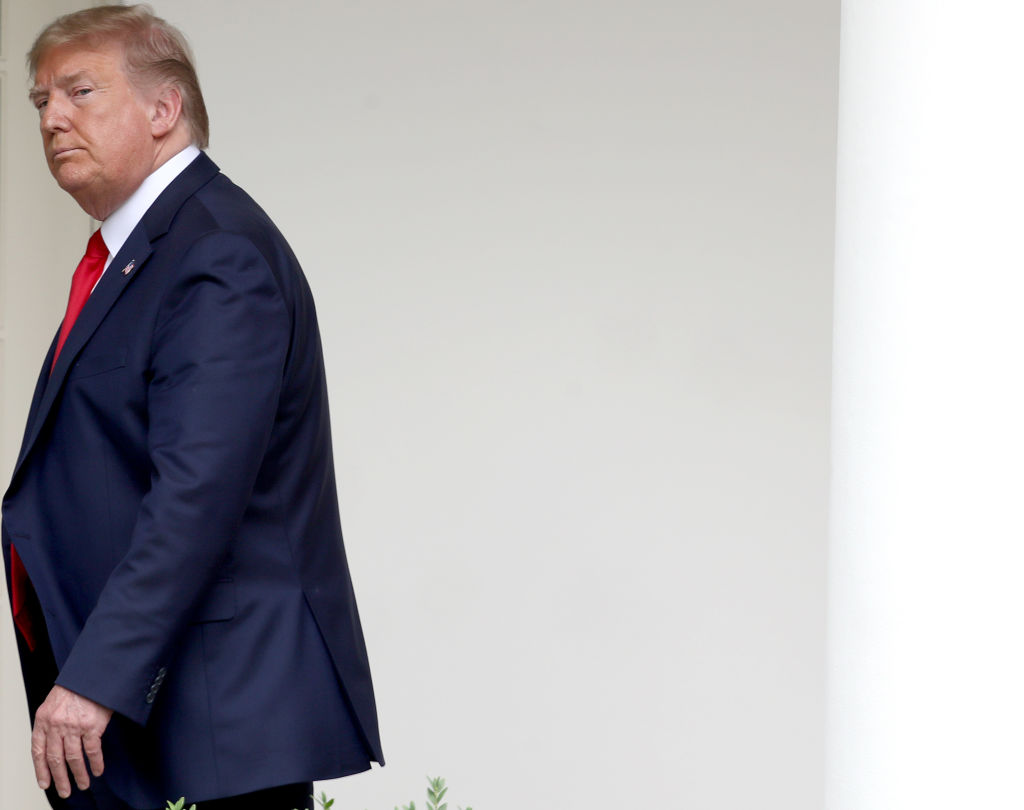 President Trump Holds Press Conference In White House Rose Garden