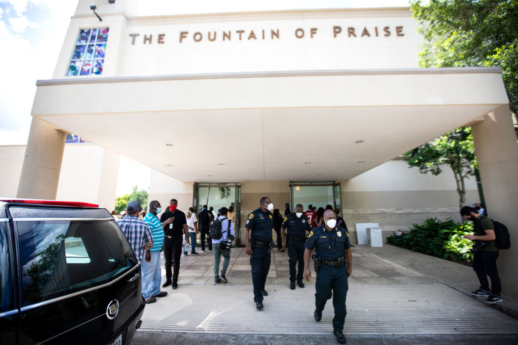 George Floyd's public viewing held in Houston, Texas