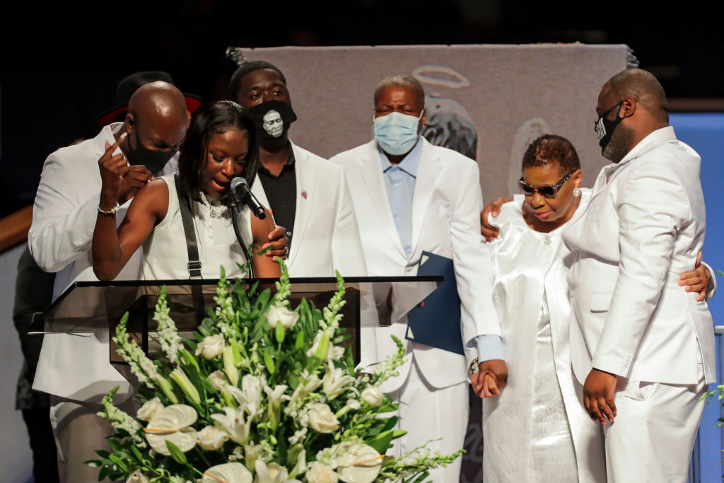 Private Funeral For George Floyd Takes Place In Houston