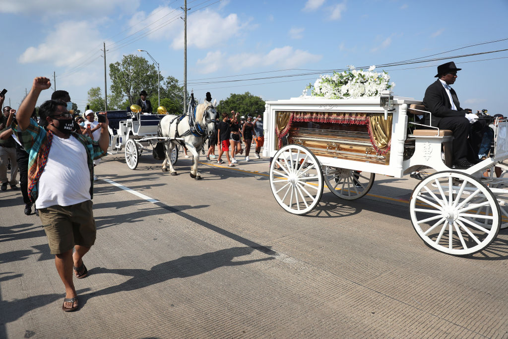 Private Funeral For George Floyd Takes Place In Houston