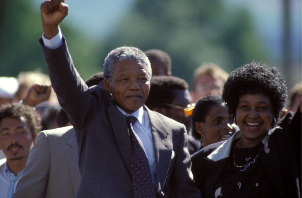 Nelson Mandela'S Liberation In South Africa On February 11, 1990.