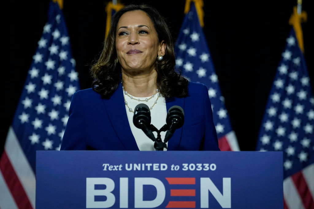 Joe Biden And Running Mate Kamala Harris Deliver Remarks In Delaware