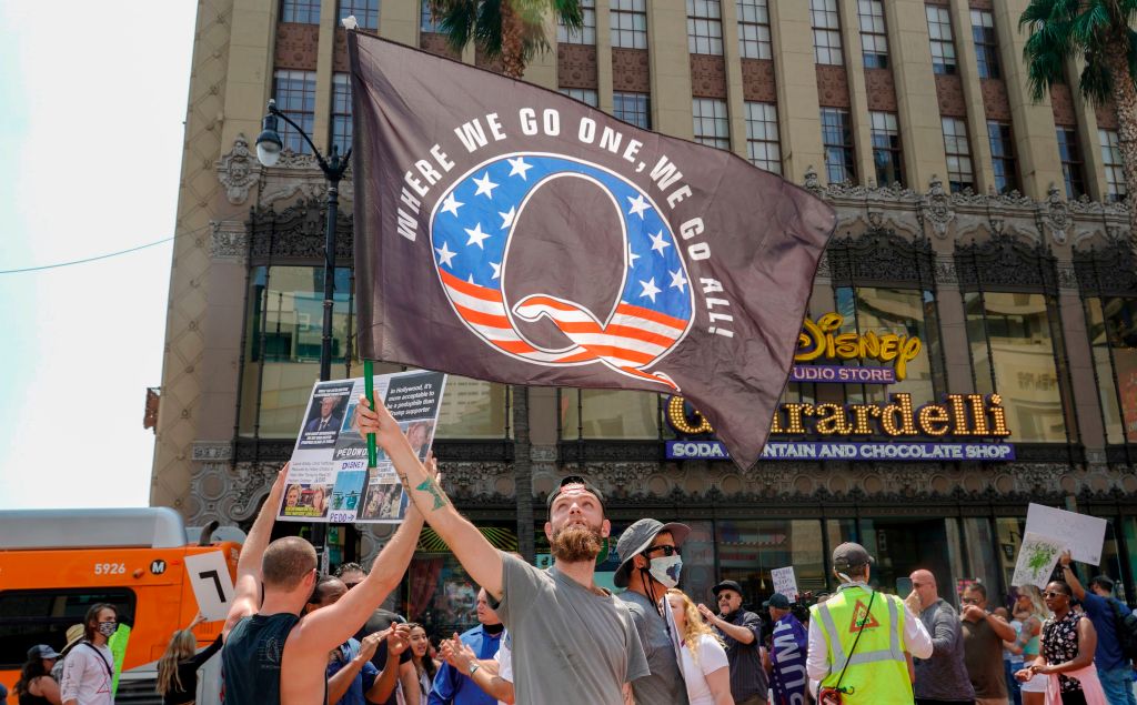 US-POLITICS-CONSPIRACY-QANON-PROTEST
