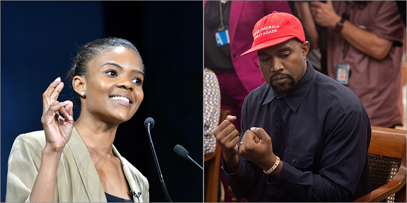 Candace Owens and Kanye West