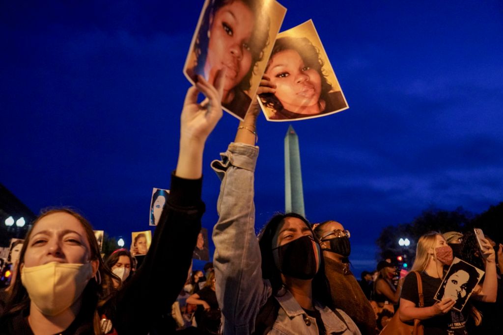Demonstrators Call for Justice for Breonna Taylor