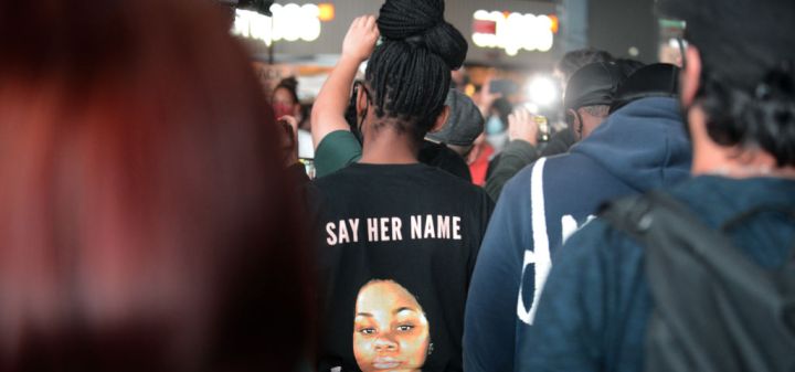 Protest Against Breonna Taylor Charges In New York