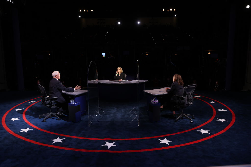 Mike Pence And Kamala Harris Take Part In Vice Presidential Debate