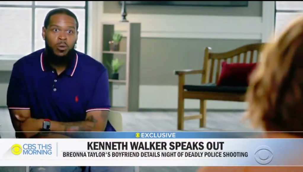 Kenneth Walker interview on CBS News