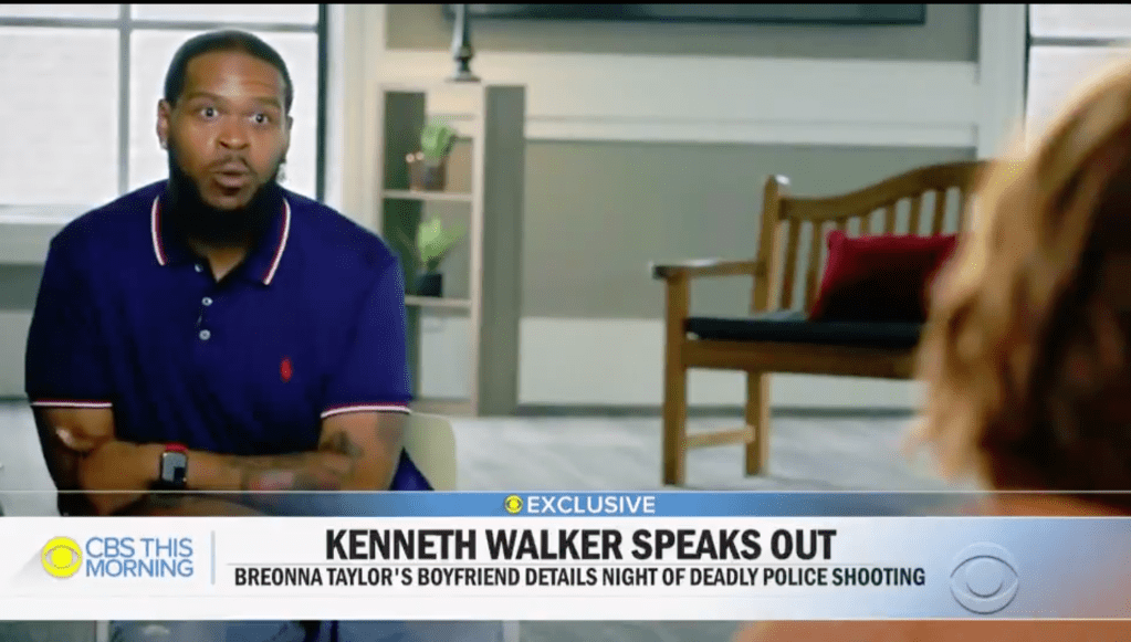 Kenneth Walker interview on CBS News