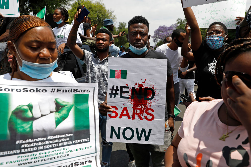SAFRICA-NIGERIA-DEMO-CRIME-POLICE
