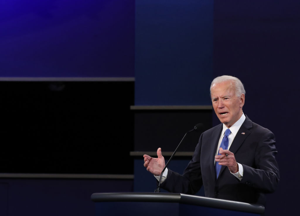 Donald Trump And Joe Biden Participate In Final Debate Before Presidential Election