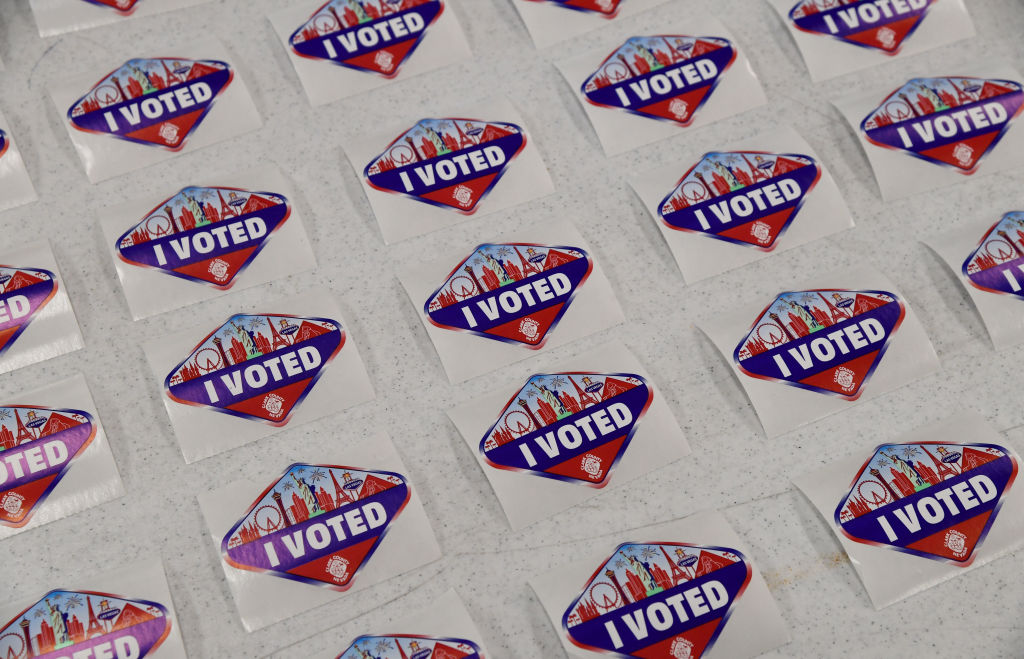 Across The U.S. Voters Flock To The Polls On Election Day