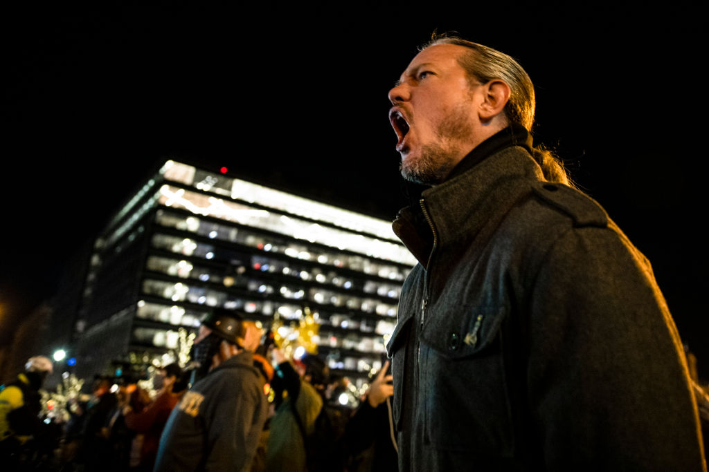 Pro-Trump Right Wing Groups Hold "Million MAGA March" To Protest Election Results