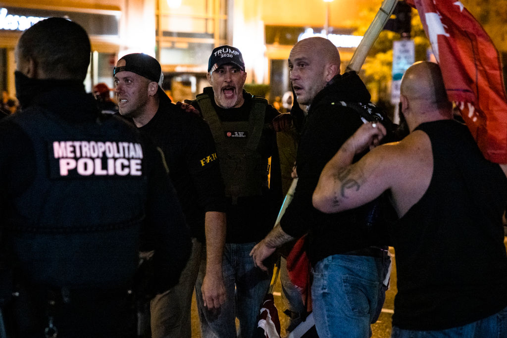 Pro-Trump Right Wing Groups Hold "Million MAGA March" To Protest Election Results
