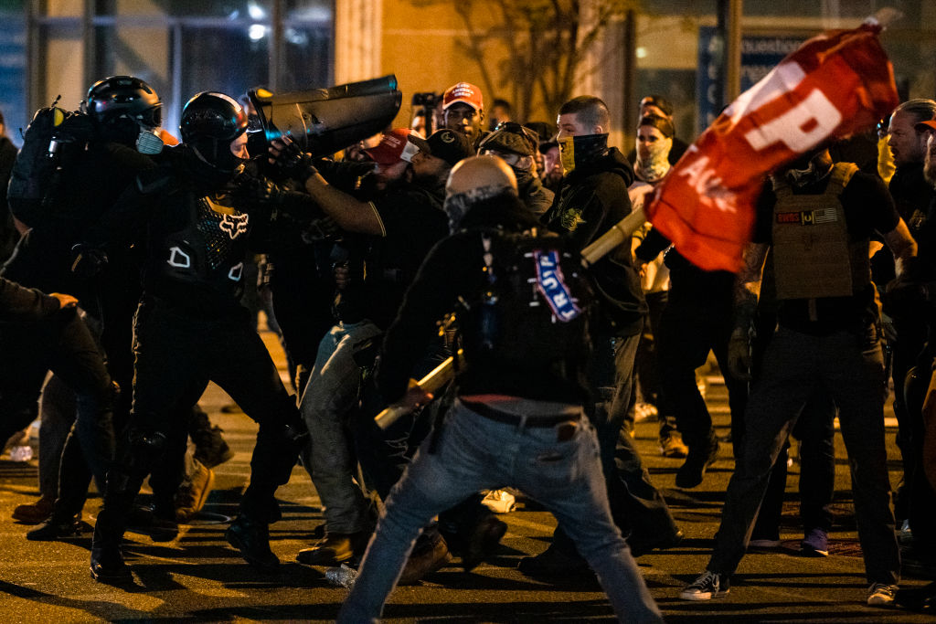 Pro-Trump Right Wing Groups Hold "Million MAGA March" To Protest Election Results