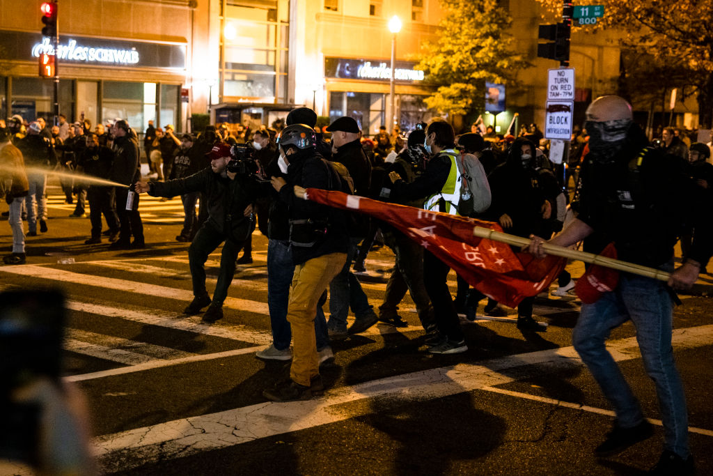 Pro-Trump Right Wing Groups Hold "Million MAGA March" To Protest Election Results