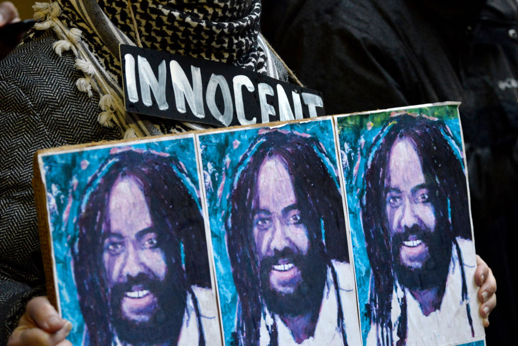 Free Mumia Rally Outisde Office Of Philadelphia District