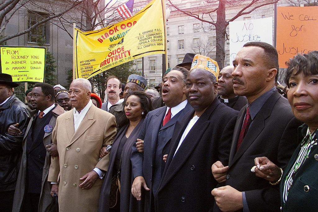 Protestors calling for a federal investigation into the deat