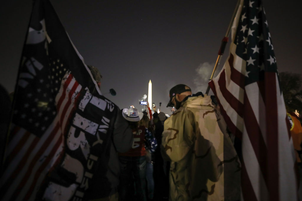Trump supporters' rally in Washington