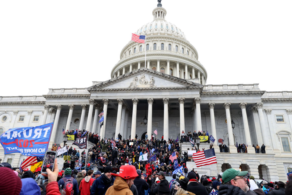 Trump Supporters Hold "Stop The Steal" Rally In DC Amid Ratification Of Presidential Election