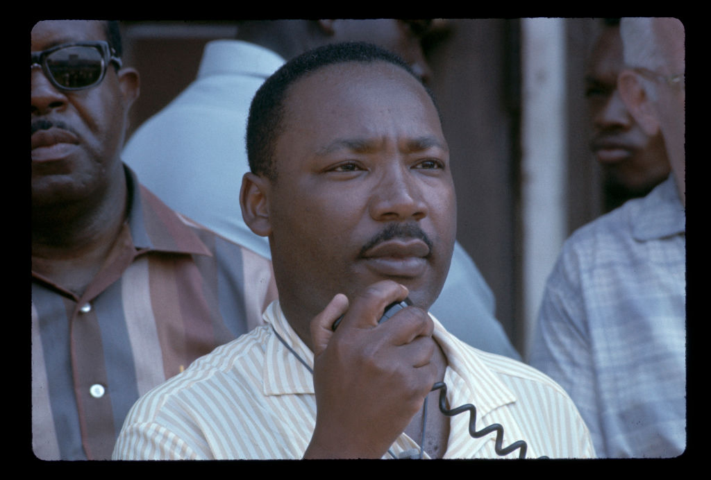 King Speaking At Mississippi Rally
