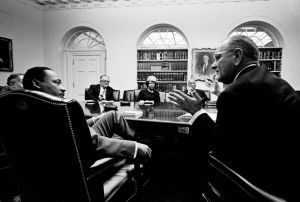 MLK & LBJ In White House