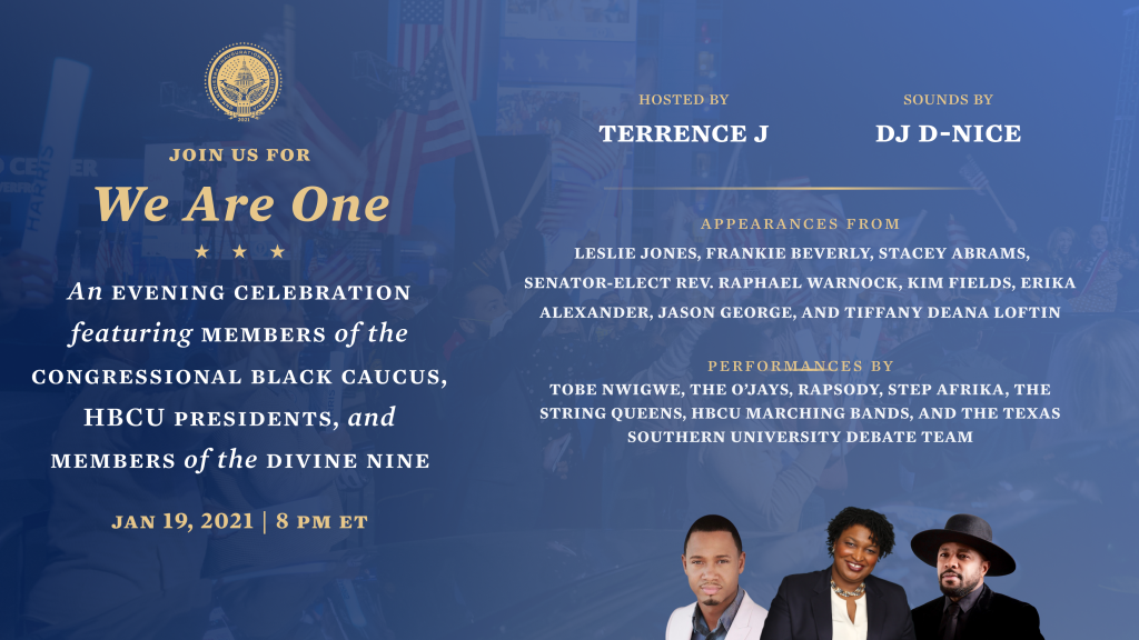 Biden We Are One Inauguration live stream