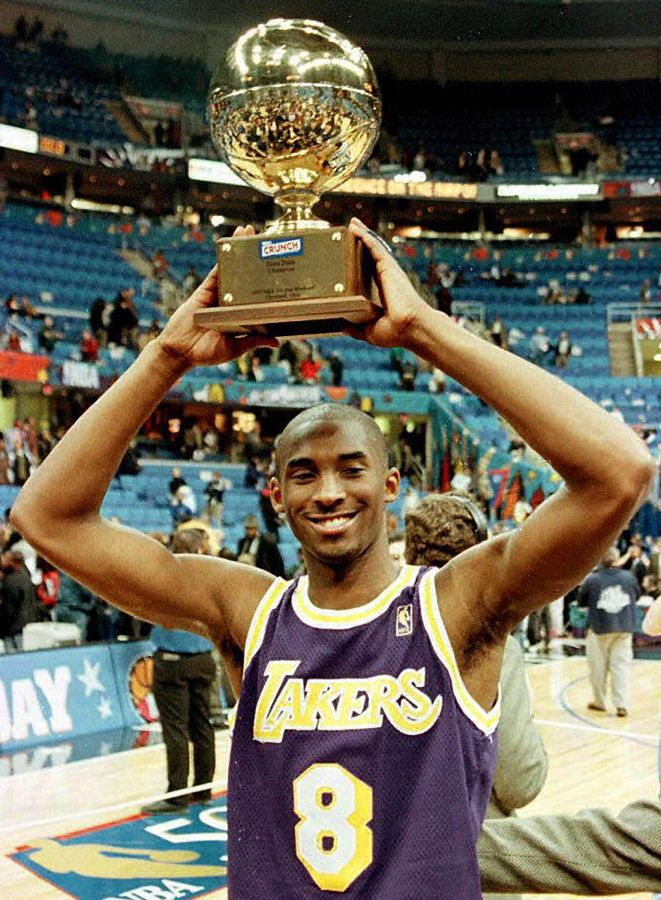 This 08 February, 1997, file photo shows Kobe Brya