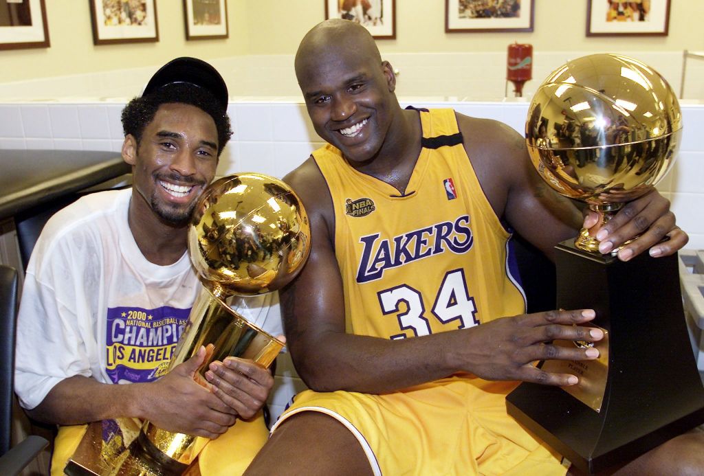 BKN-PACERS-LAKERS-BRYANT-O'NEAL TROPHY