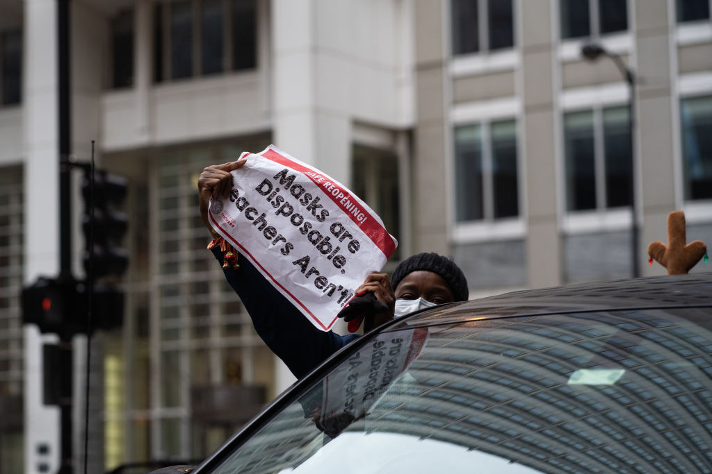 Chicago Teachers Rally For A Safe Return To Schools
