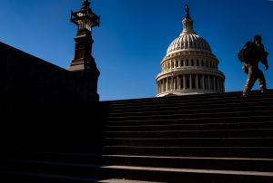 Capitol Hill ahead of the Second Impeachment of Donald Trump