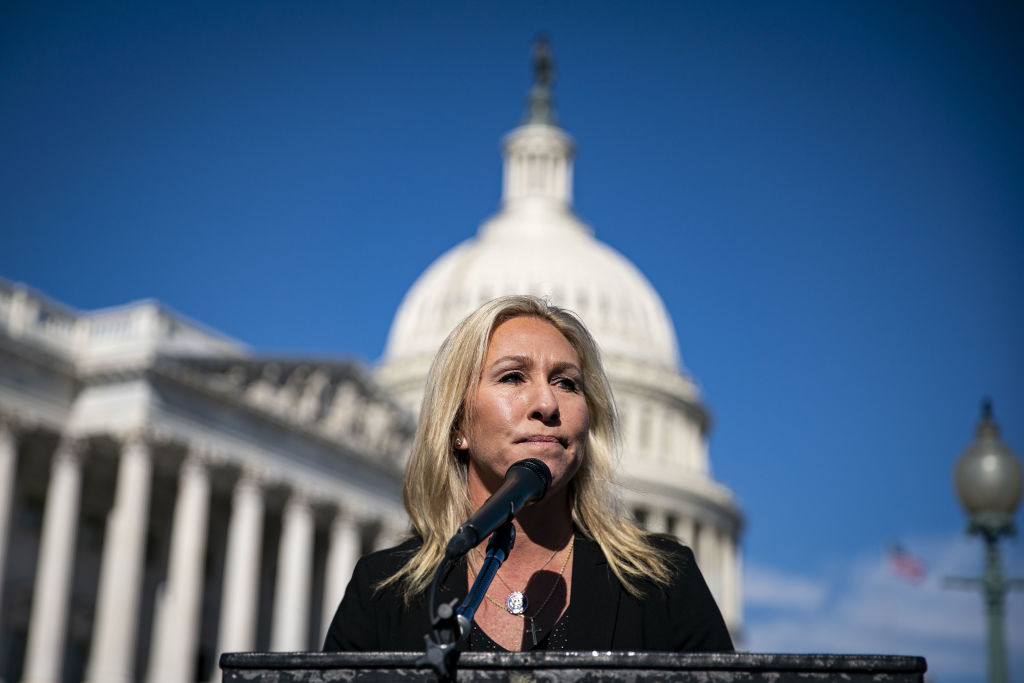 Representative Marjorie Taylor Greene Holds Capitol Hill News Conference