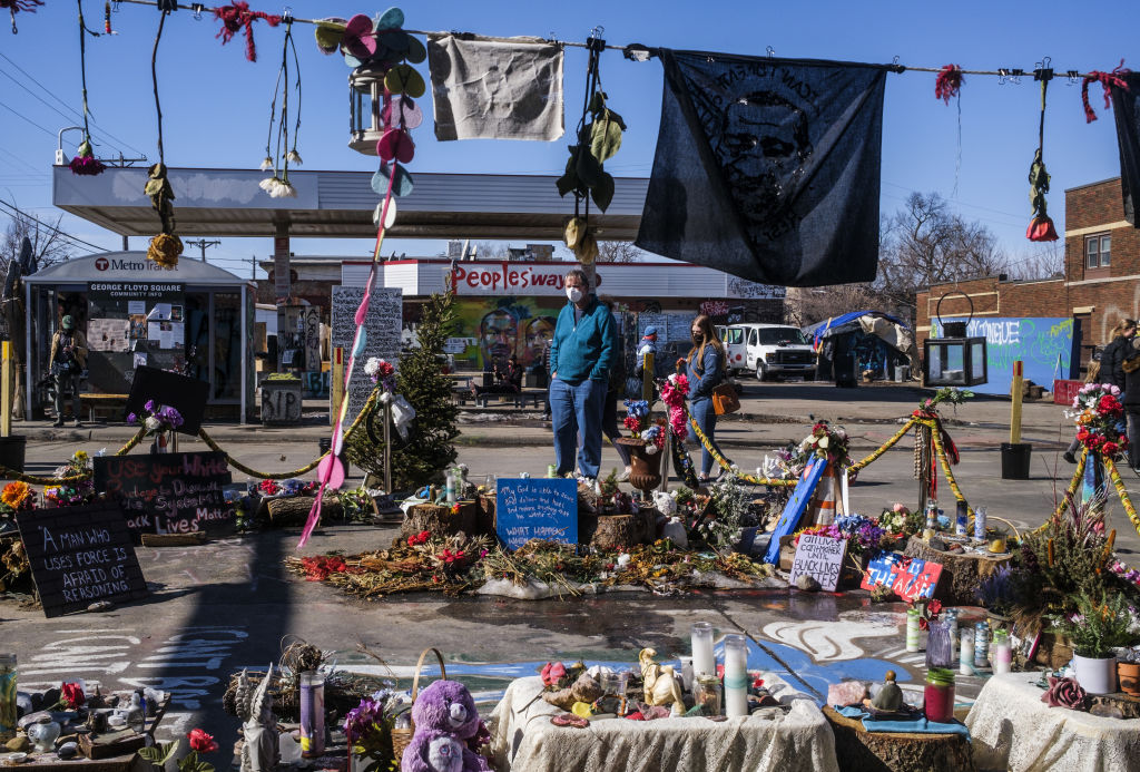 Activists Rally For Justice For George Floyd Ahead Of Trial Of Derek Chauvin