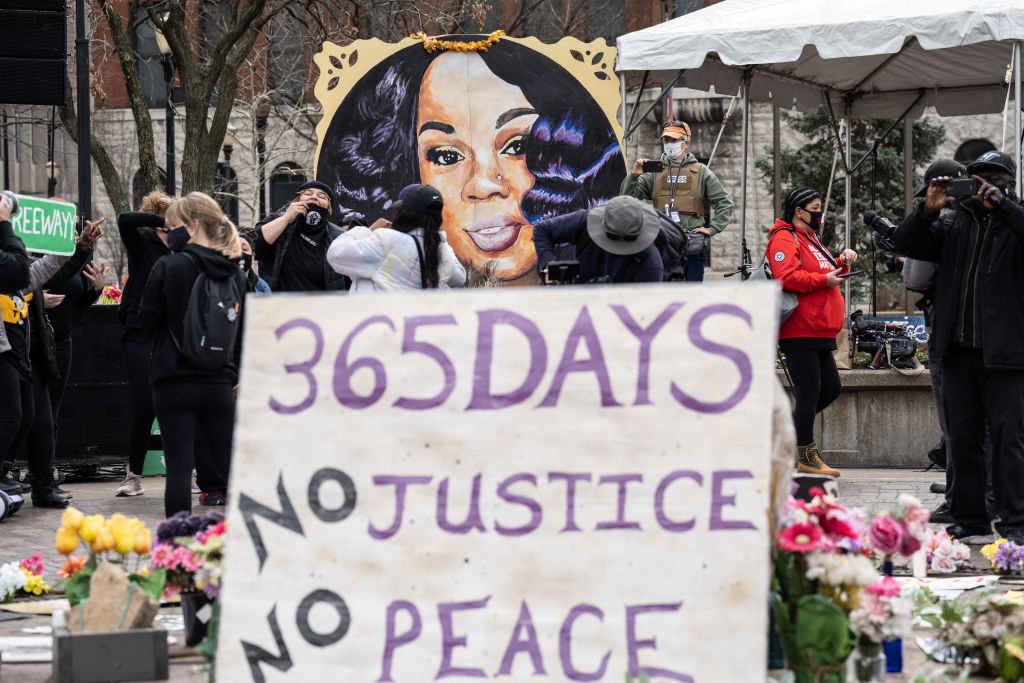 One Year Anniversary Of The Killing Of Breonna Taylor Marked By Protests