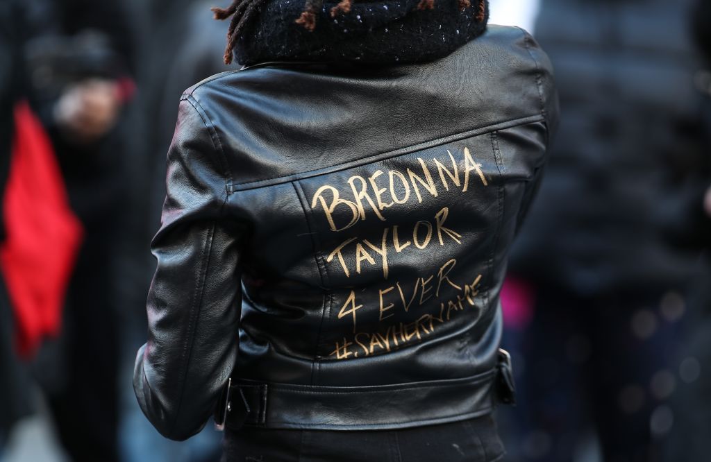 BLM protesters gathered for Breonna Taylor at Times Square
