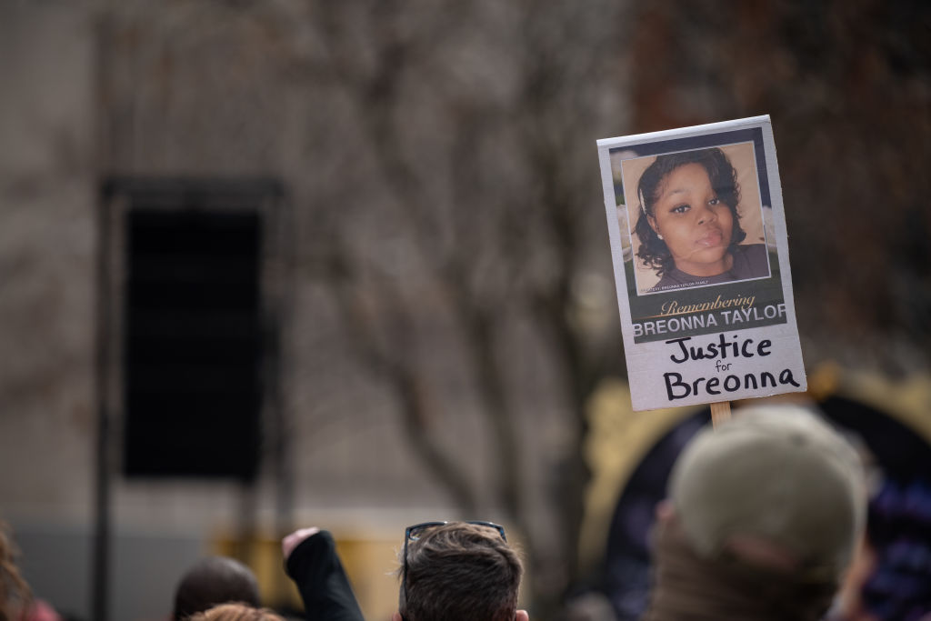 One Year Anniversary Of The Killing Of Breonna Taylor Marked By Protests