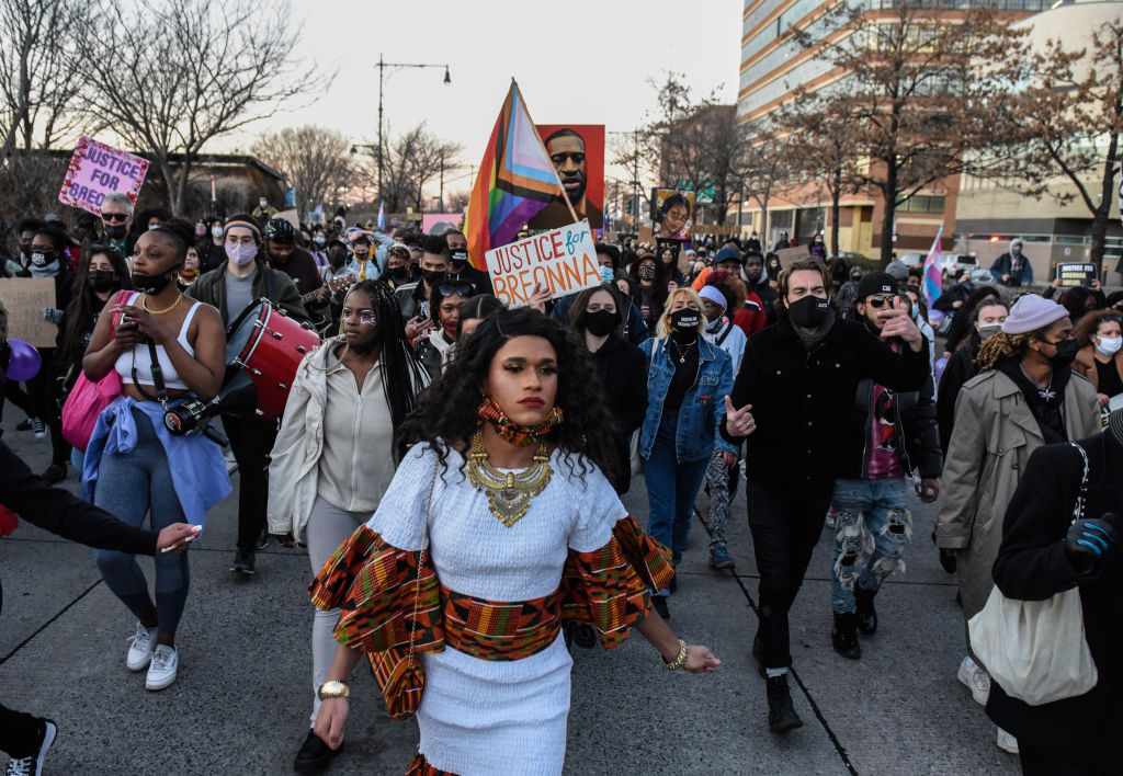 One Year Anniversary Of The Killing Of Breonna Taylor Marked By Protests