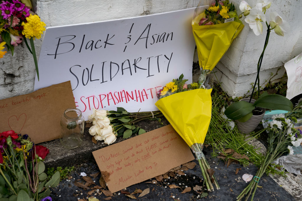 March In Solidarity With Asian Community Held In Atlanta, After Tuesday Night's Massage Parlor Killings